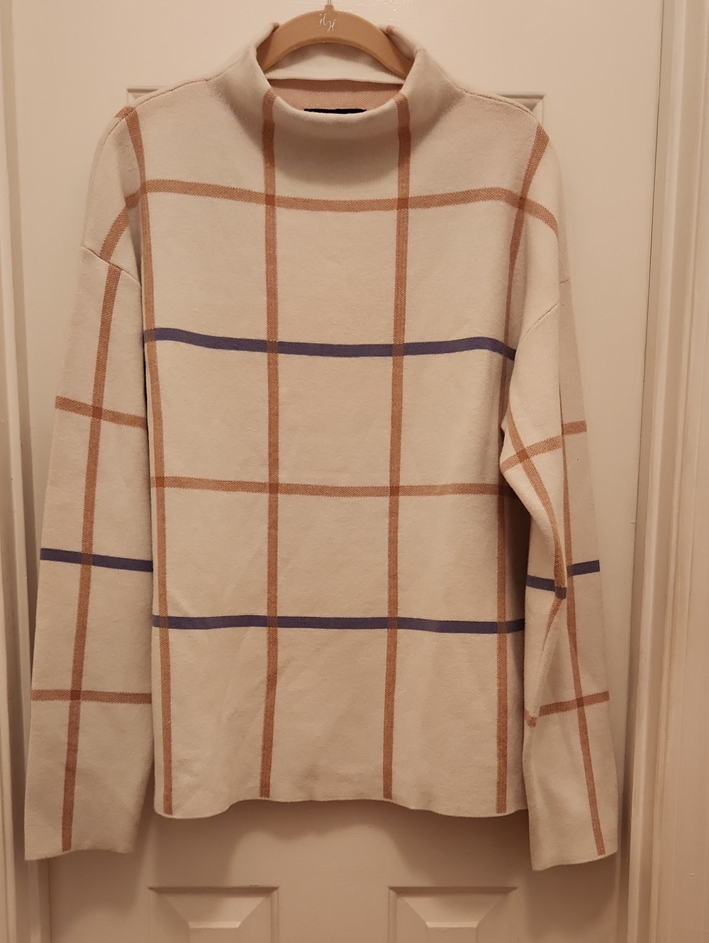 Funnel Neck Tunic Sweater - Size XL